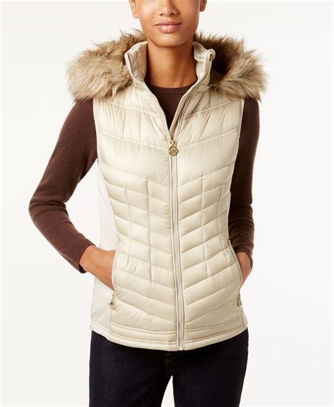 michael kors puffer vest|michael kors winter vest.